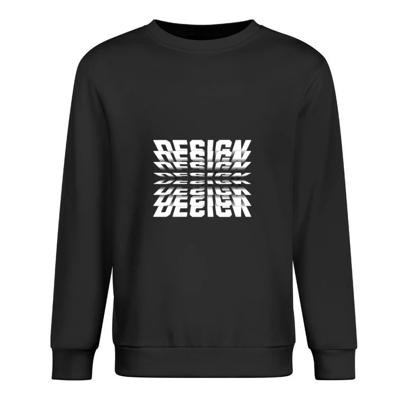 Design 3D avec Réflexion Miroir Homme Sweat-shirt à enfiler