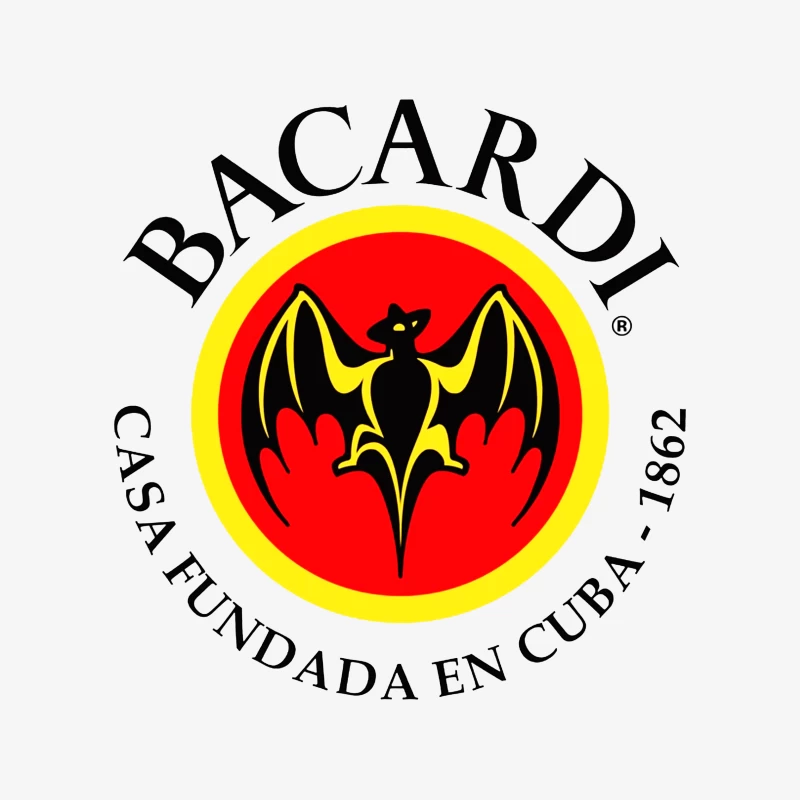 Bacardi Rum's Historic Cuban Bat Logo Female Pullover Sweatshirt