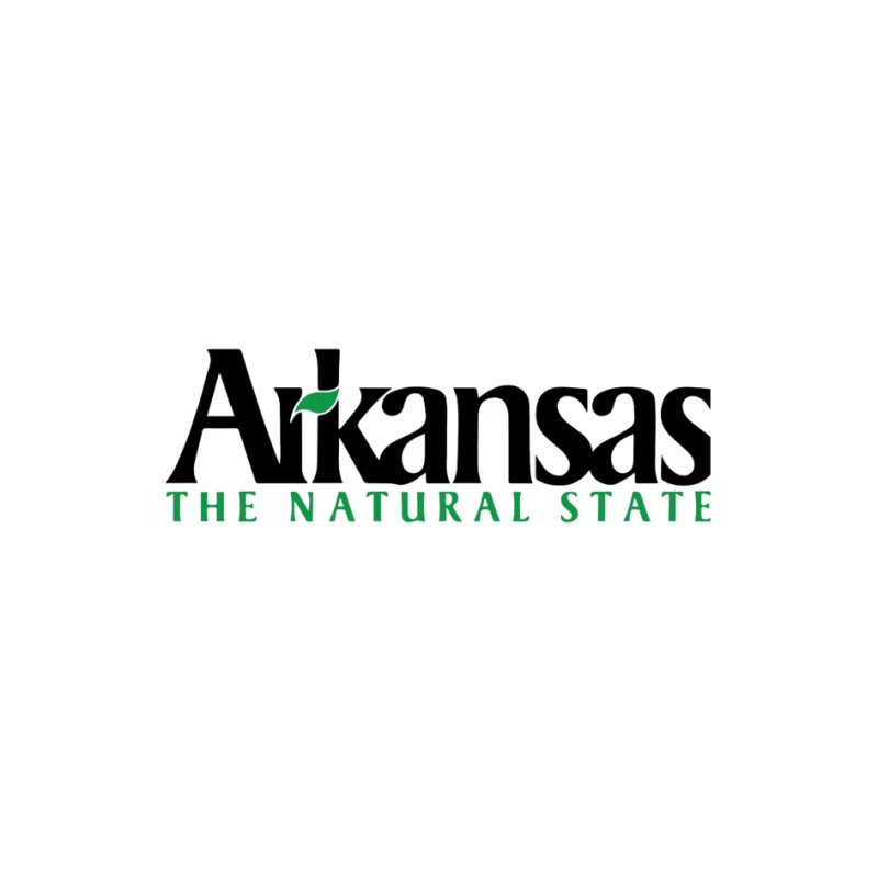 Arkansas Natural State Official Tourism Logo Design Pin