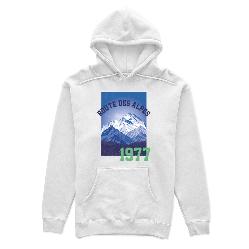 Alpenroute 1977 Berglandschaft Damen Pullover Hoodie