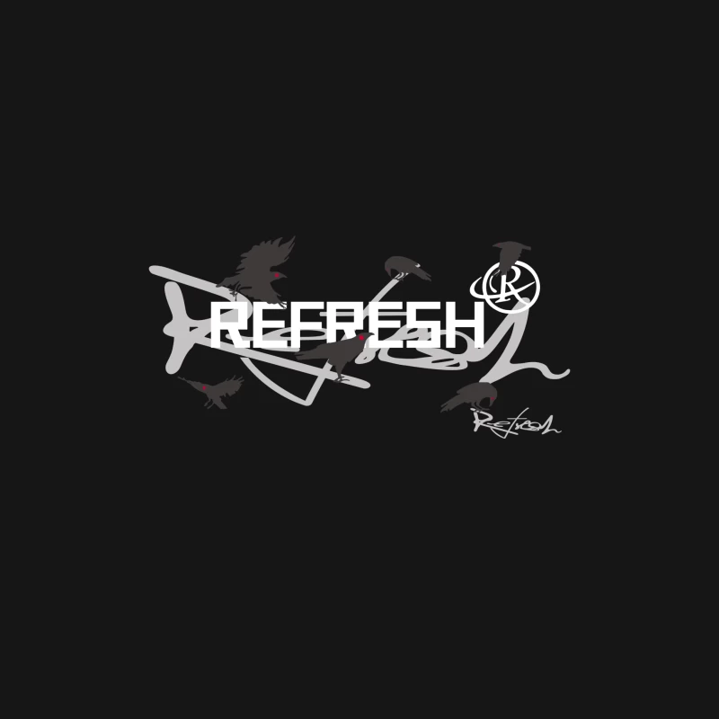 Erfrischendes Vogeldesign Damen Langarm T-Shirt