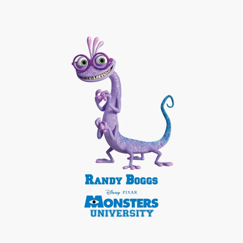 Randy Boggs: Purple Lizard Monster from Monsters University Cotton Tote Bag