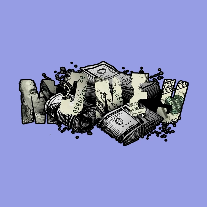 Money Illustration Coffee Mug