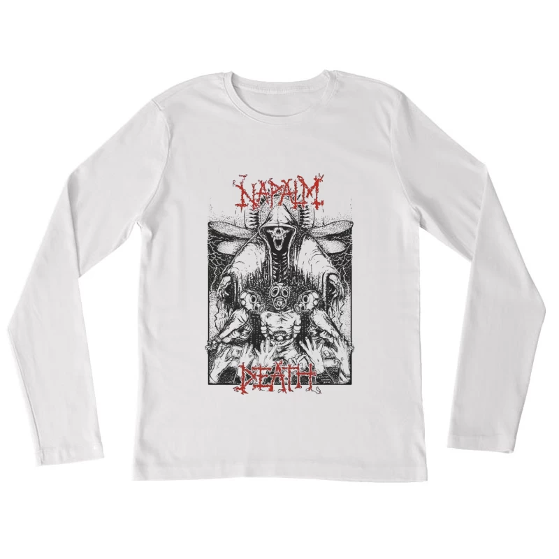 Napalm Death 3 Female Long Sleeve T-Shirt