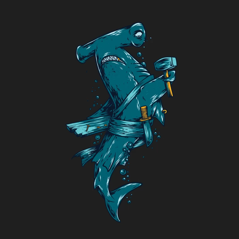 Requin marteau pirate avec maillets Homme Débardeur