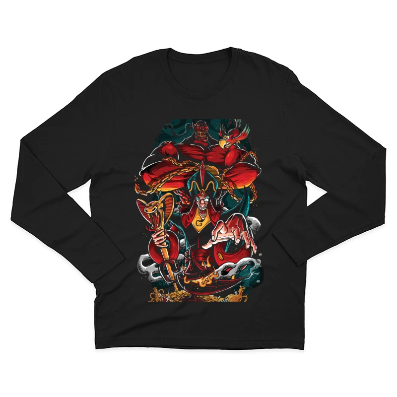 Animated Fantasy Villains Male Long Sleeve T-Shirt