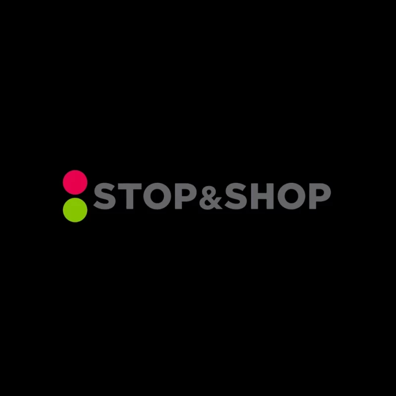 Stop & Shop Retail Brand Logo with Traffic Light Design Pin