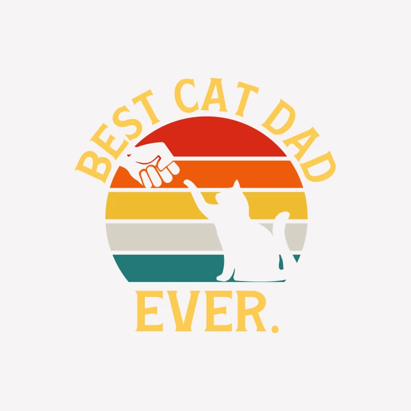 Best Cat Dad Ever Female T-Shirt
