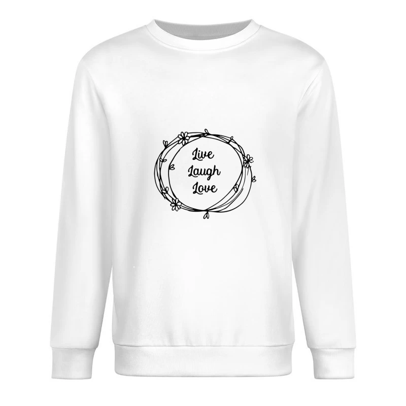Ligne artistique de la nature Homme Sweat-shirt à enfiler