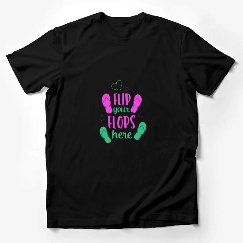 Décoration colorée avec tongs Homme T-Shirt