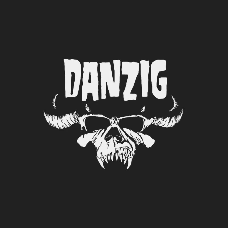 Danzig Band Gothic Skull Logo Design Bucket Hat