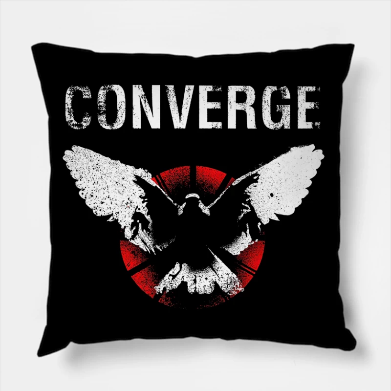 Converge Band Throw Pillow