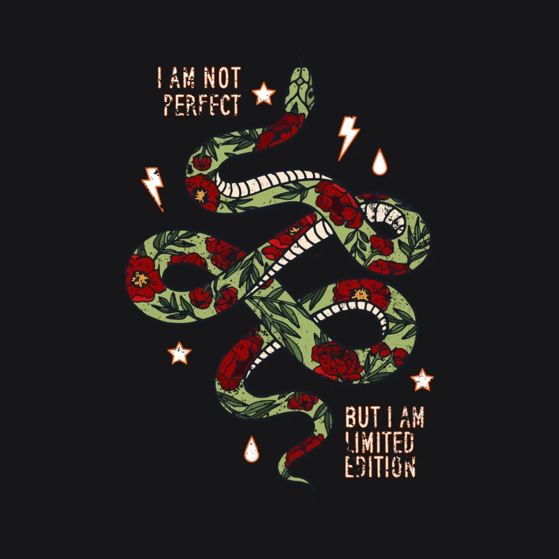 Serpent artistique avec message unique Homme Sweat à capuche
