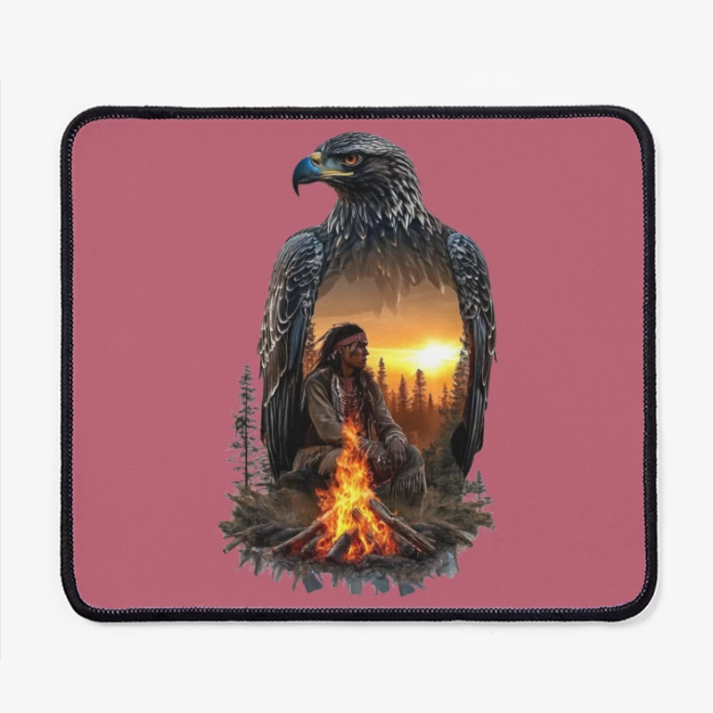 Spirit of the Eagle: A Native American Connection Mouse Pad