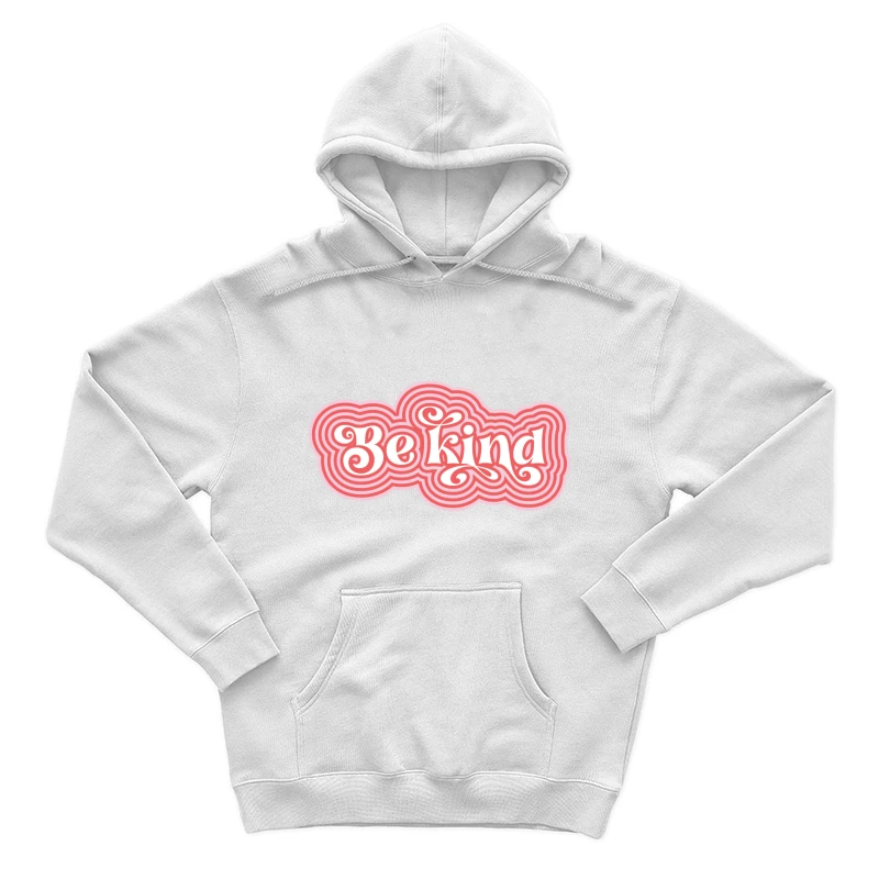 Inspirierende 'Sei freundlich' Botschaft Herren Pullover Hoodie