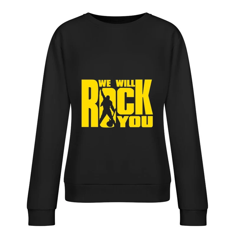 Iconic Rock Anthem Female Pullover Sweatshirt