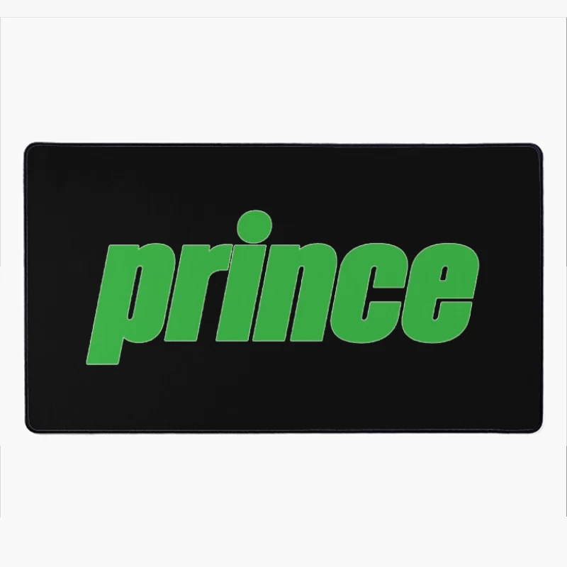 Prince Sports Brand Green Logo Desk Mat