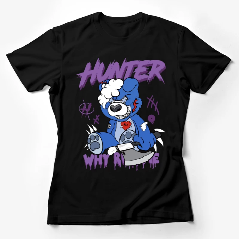 Jagd-Bär mit Axt Damen T-Shirt
