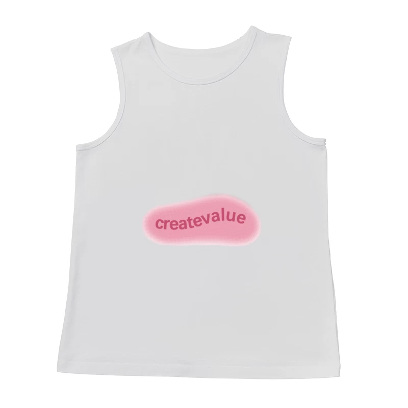 Forma rosa con scritta Create Value Canotta Uomo