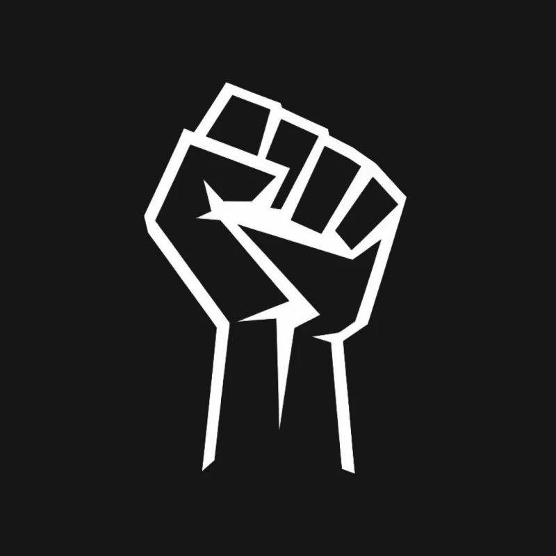 Raised Fist: Symbol of Protest and Solidarity Mouse Pad