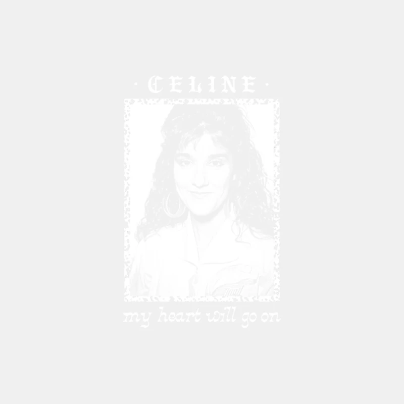 Celine Dion † Retro Fan Art Design Male Tank Top