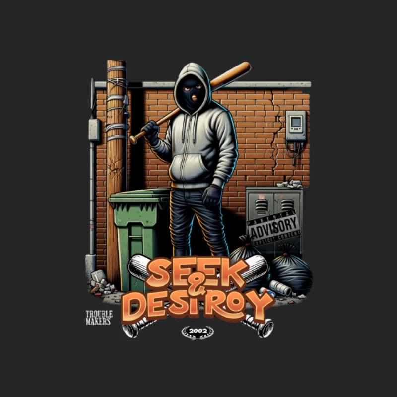 Scène de Vandalisme Urbain Femme Sweat-shirt à enfiler