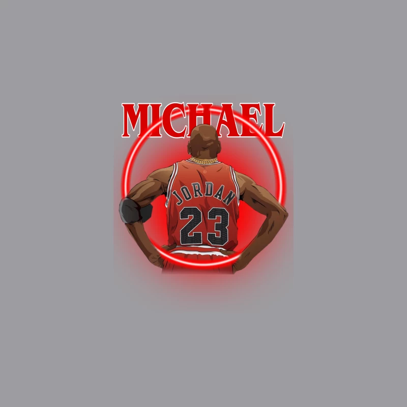 Michael Jordan Basketball Animation iPhone Case