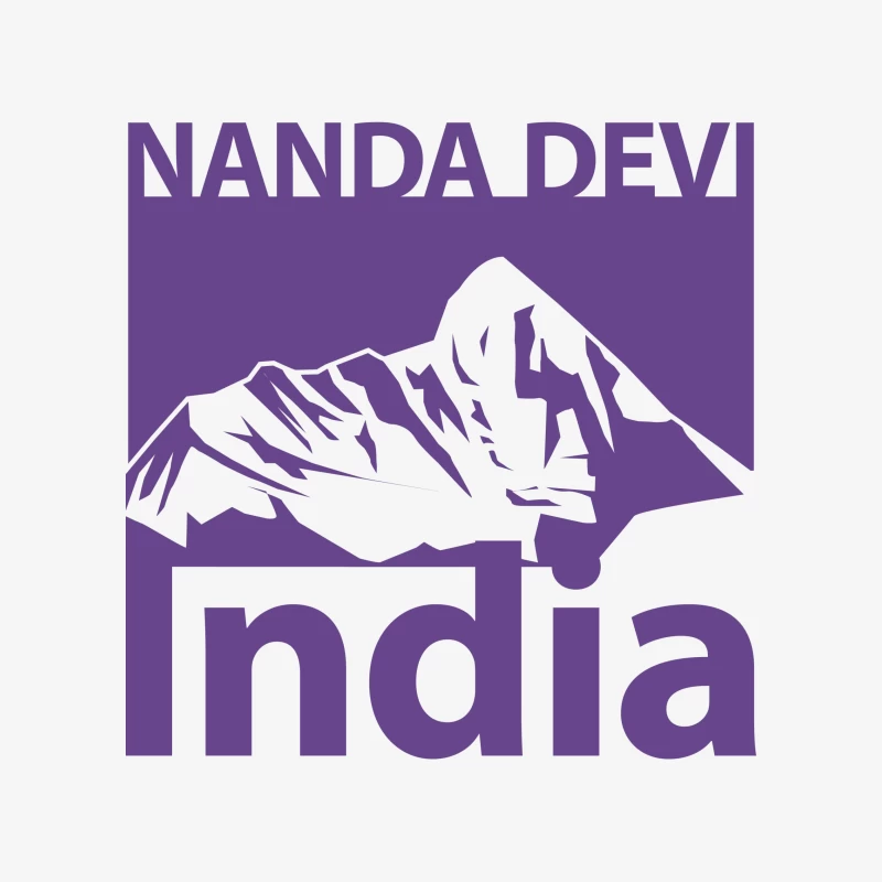 Nanda Devi Berglogo in Indien Herren Pullover Sweatshirt