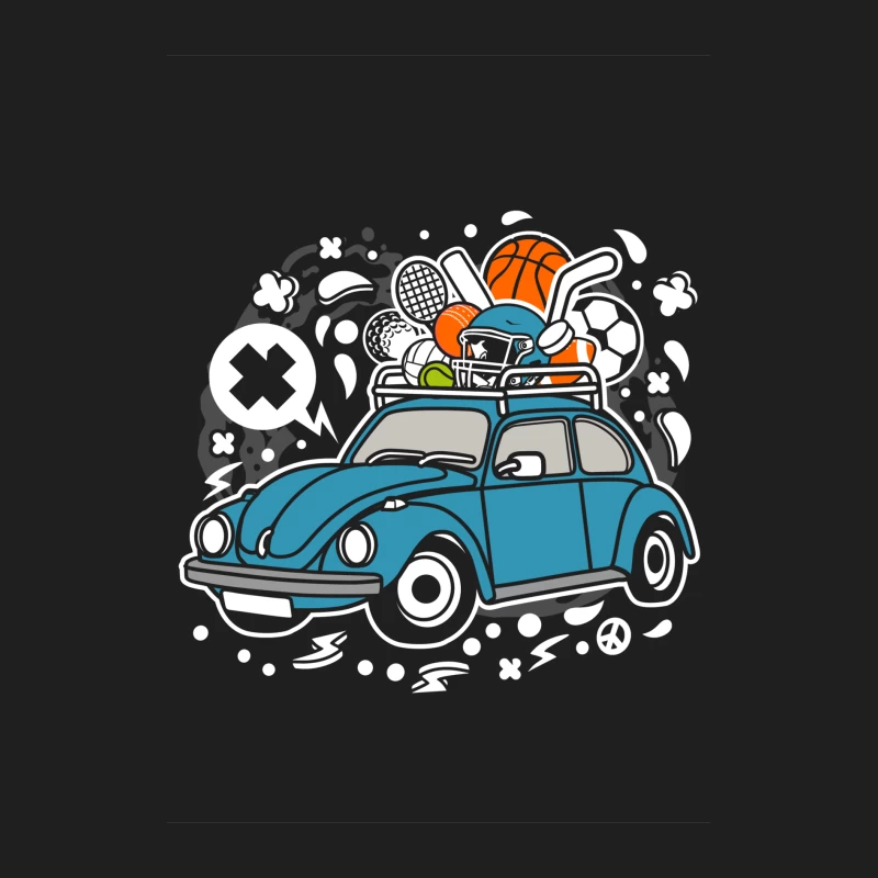 Voiture vintage sportive Homme Débardeur