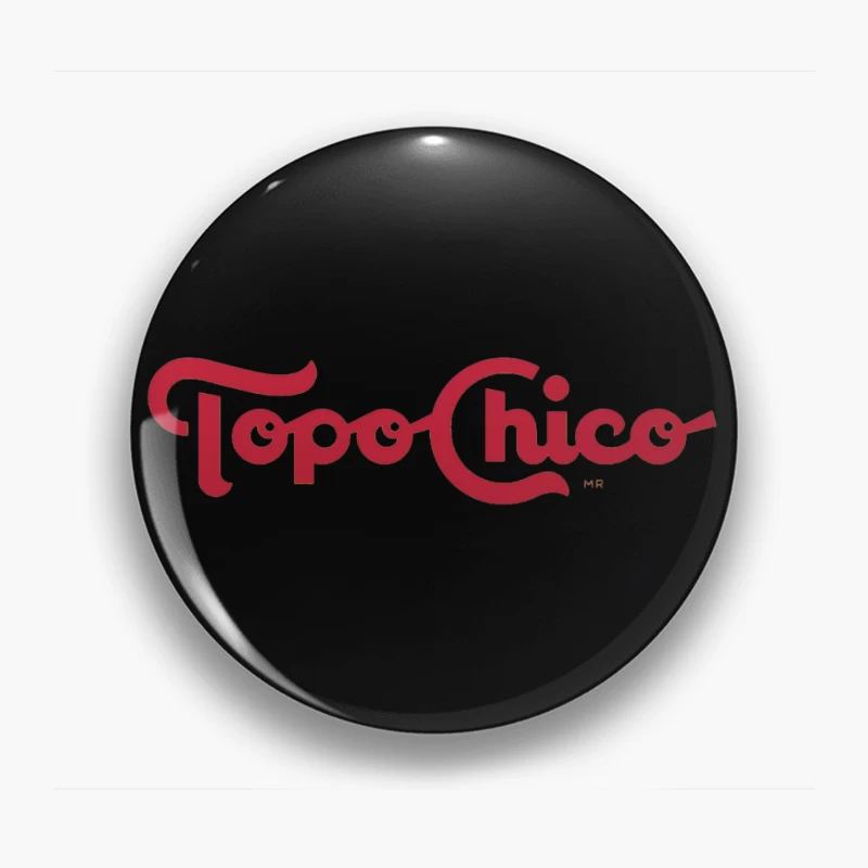 Topo Chico Vintage-Style Red Logo Design Pin