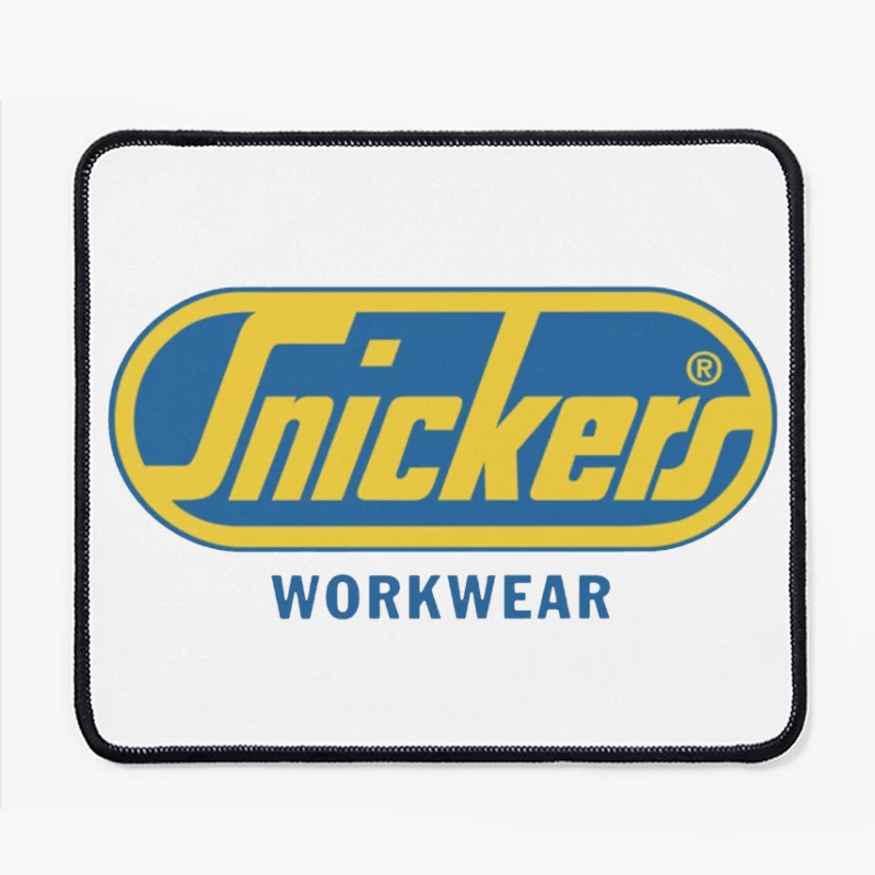 Snickers Workwear Brand Logo Design Mouse Pad