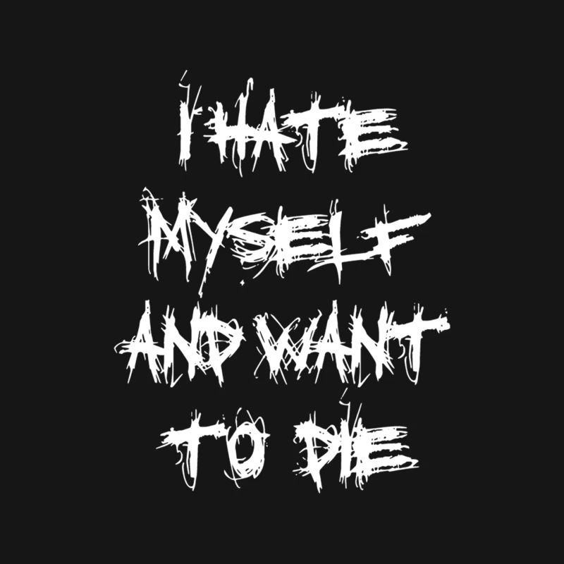 I Hate Myself And Want To Die Mouse Pad