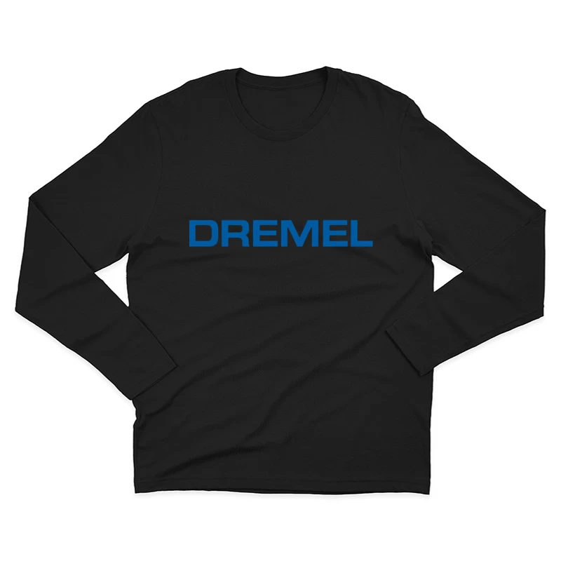 Dremel Power Tools Company Blue Logo Male Long Sleeve T-Shirt