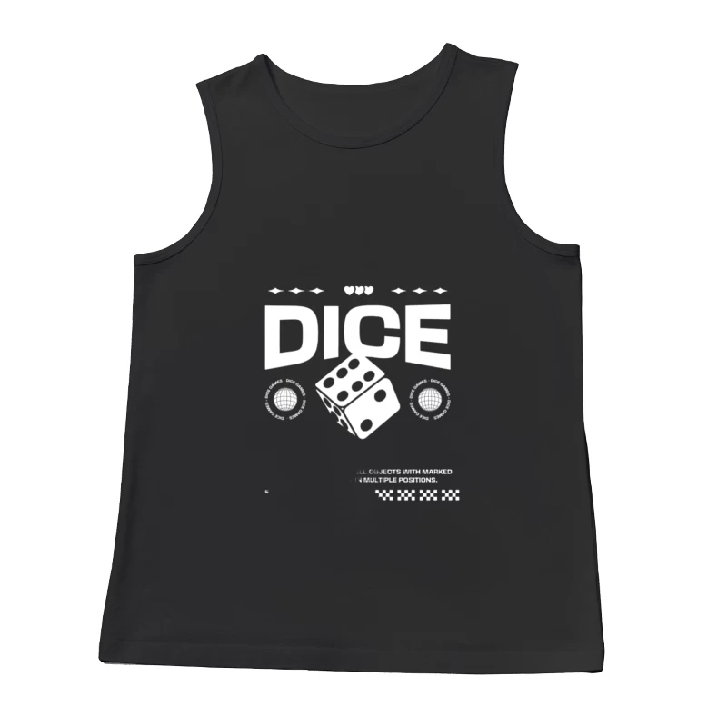 Retro Würfel Design Herren Tanktops