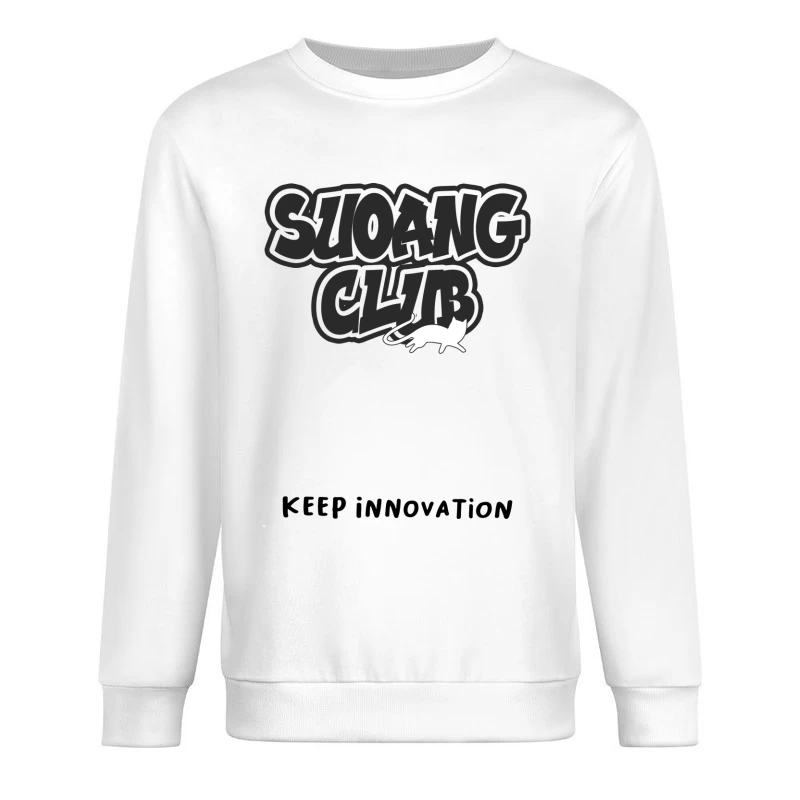 Retro-Design: Streetwear-Katze im Swag-Club Herren Pullover Sweatshirt