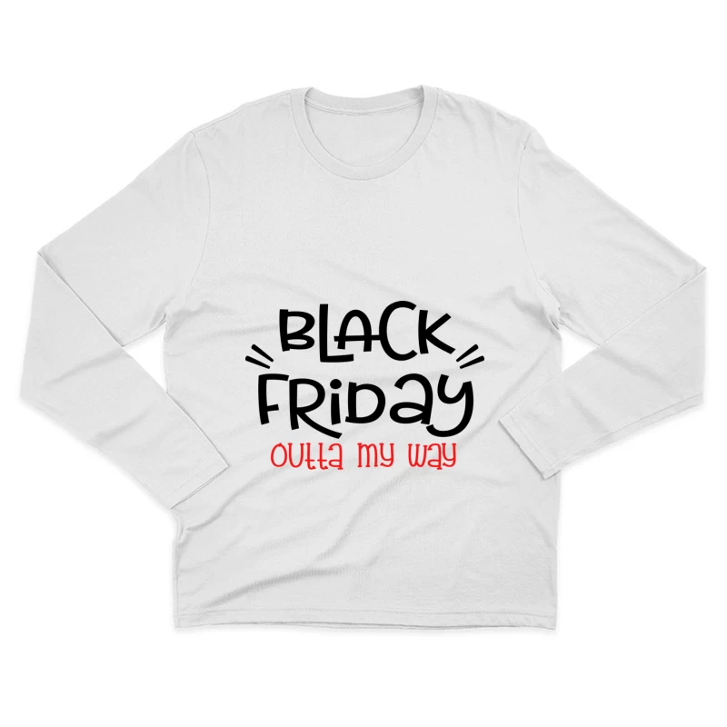 Black Friday : Les Soldes Furieux Homme Manches Longues T-Shirt