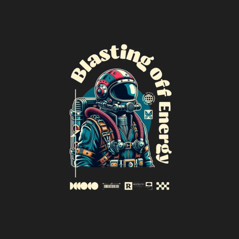 Weltraumenergie: Astronauten-Design Herren Tanktops