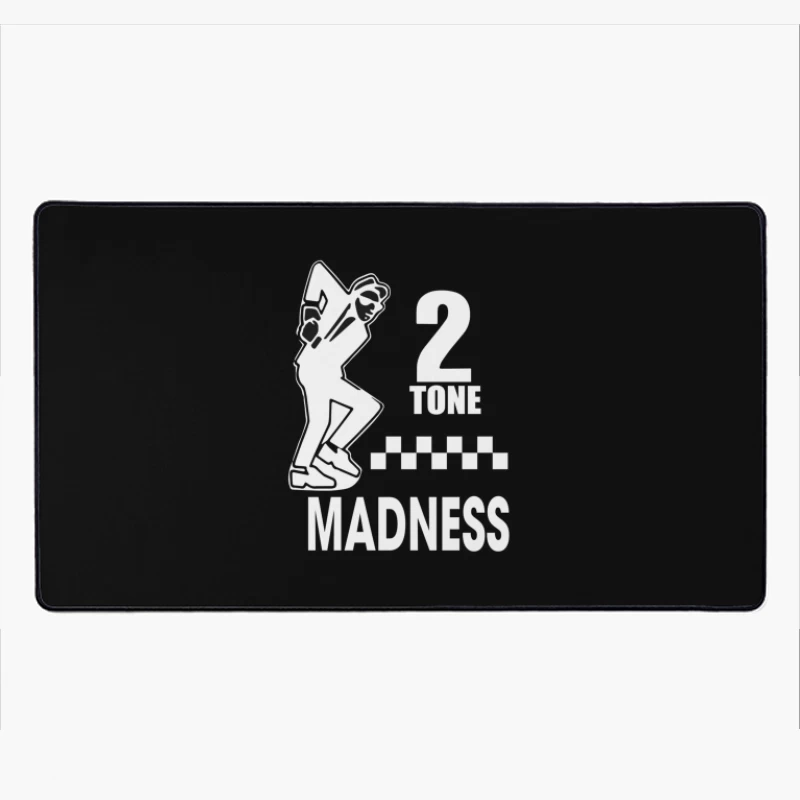 2 Tone Madness Band Logo with Dancing Mascot Desk Mat