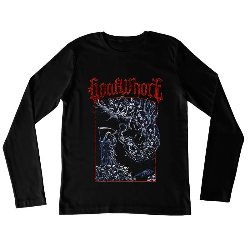 Goatwhore Death Horn Female Long Sleeve T-Shirt