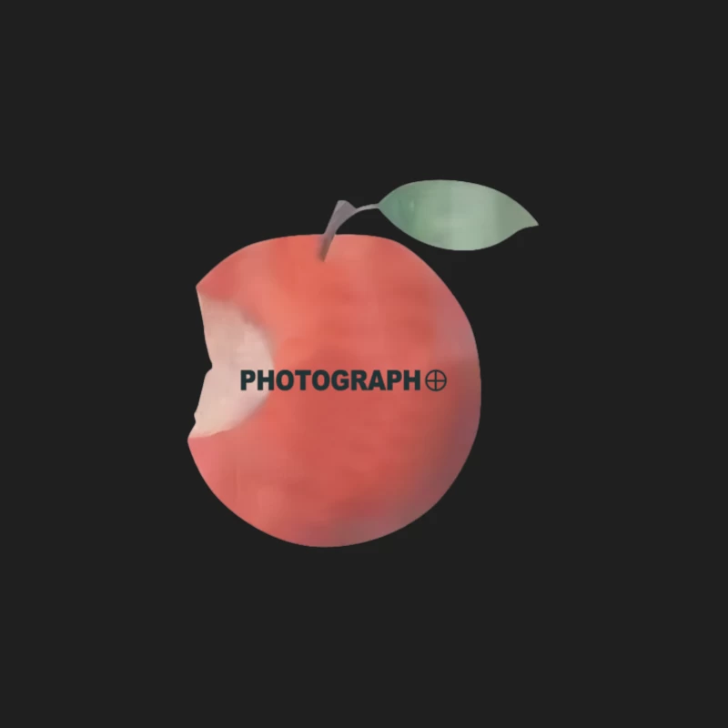 Pomme croquée avec texte Homme Débardeur