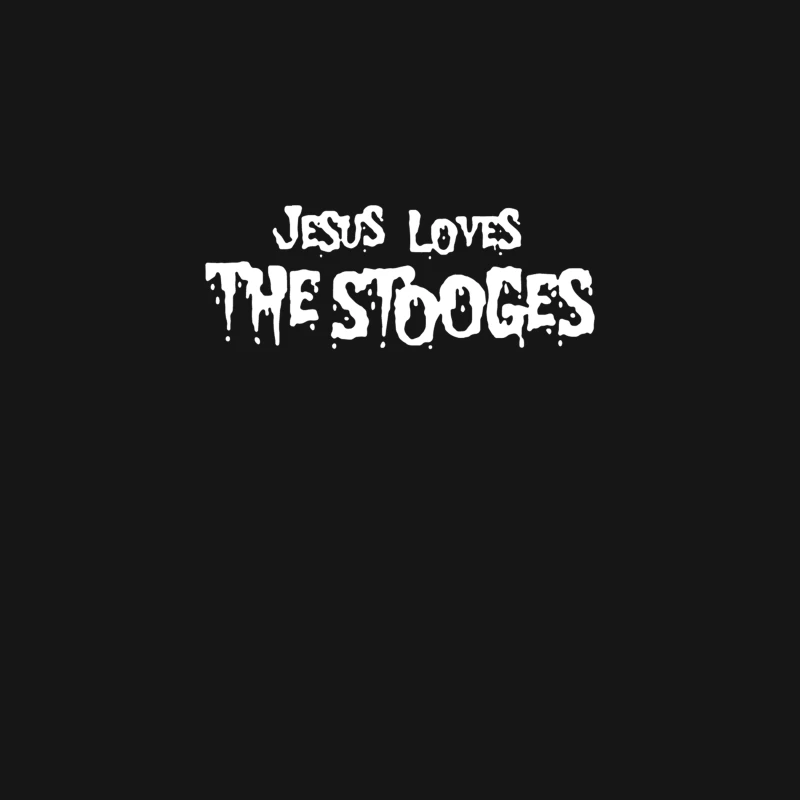 Jesus Loves The Stooges Desk Mat