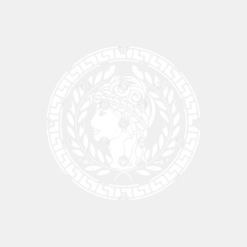 Aesthetic Silhouette Greek Logo Design Male Tank Top