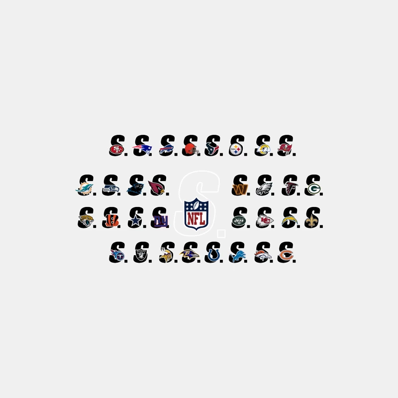 NFL Team-Logos Sammlung Herren Tanktops