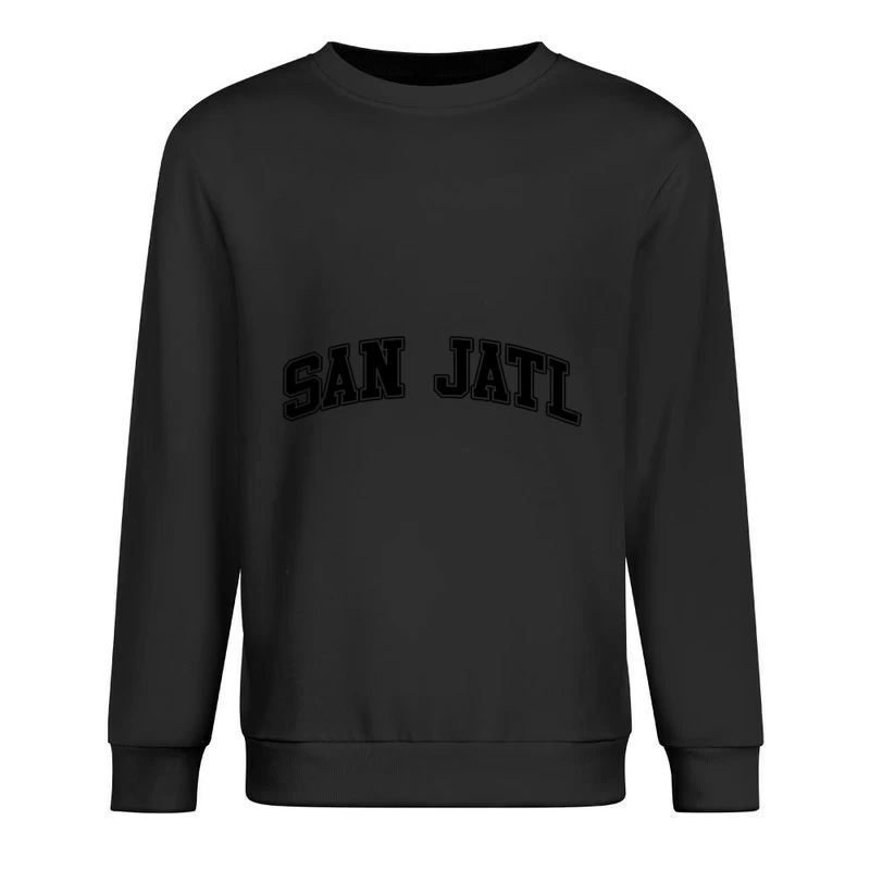 Sportliches Design mit Schriftzug Herren Pullover Sweatshirt