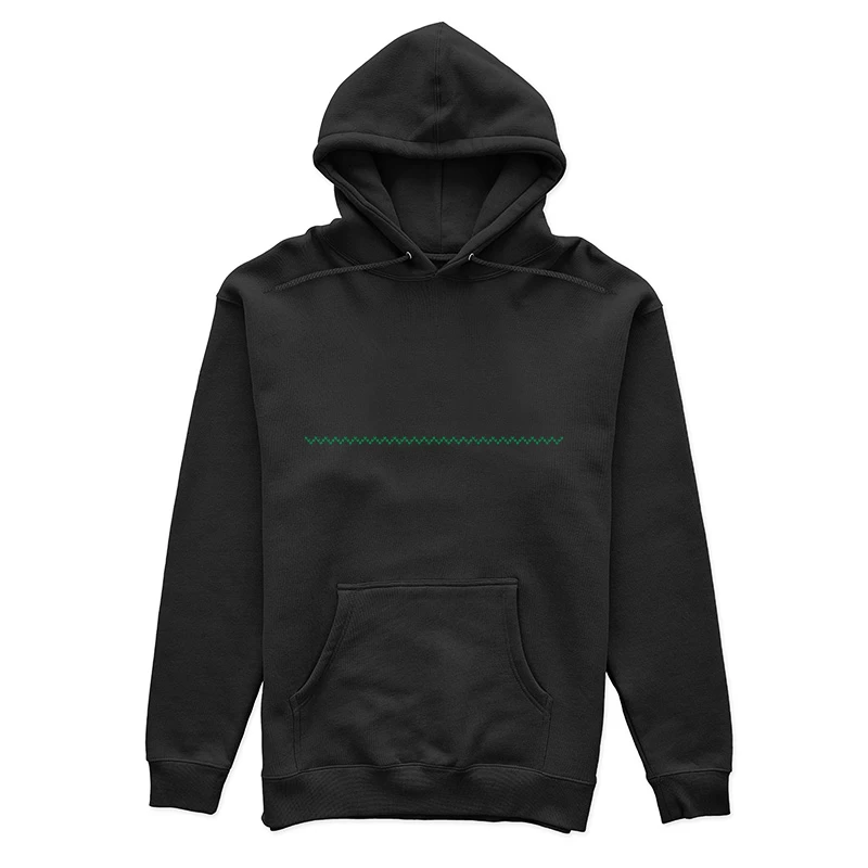 Motif à ondes vertes répétées Femme Sweat à capuche