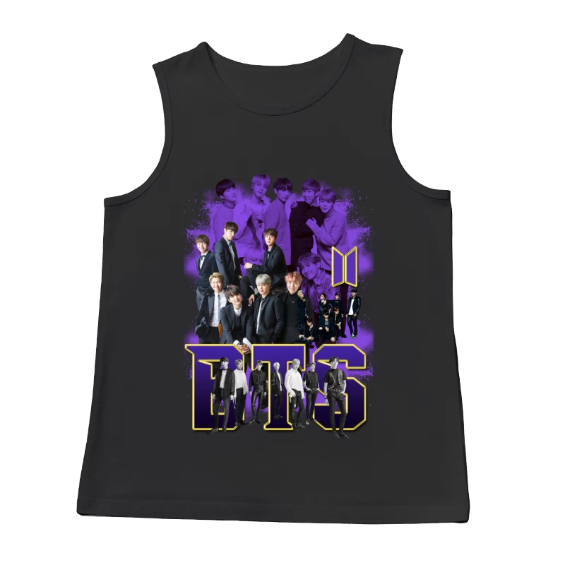 BTS Music Group Collage Male Tank Top