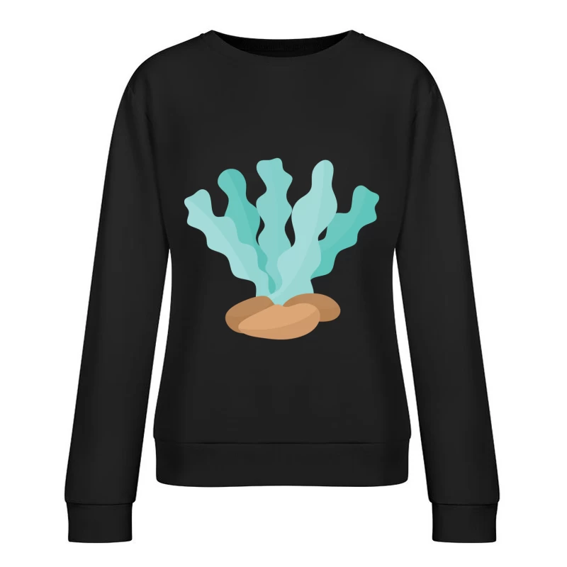 Illustration de plantes aquatiques Femme Sweat-shirt à enfiler