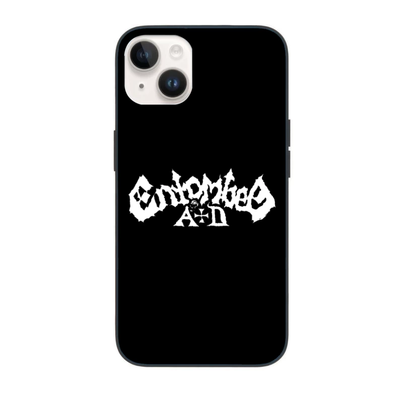 Entombed White Logo iPhone Case