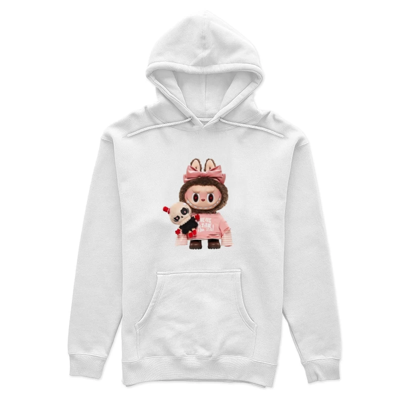 Niedliches Monster mit Plüschpuppe Damen Pullover Hoodie