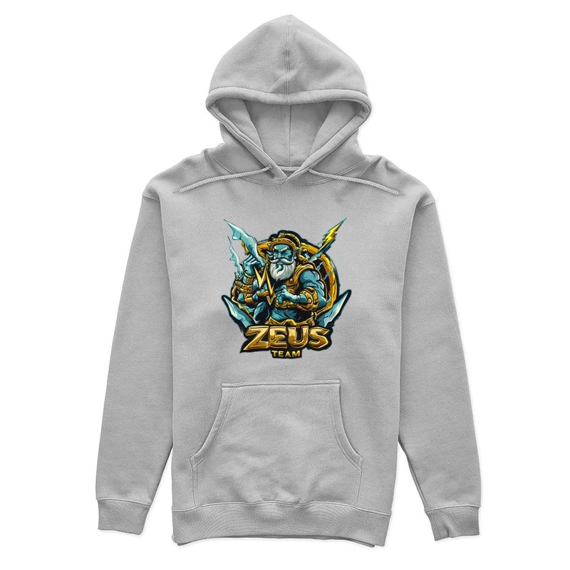 Zeus Team Logo Illustration Female Pullover Hoodie